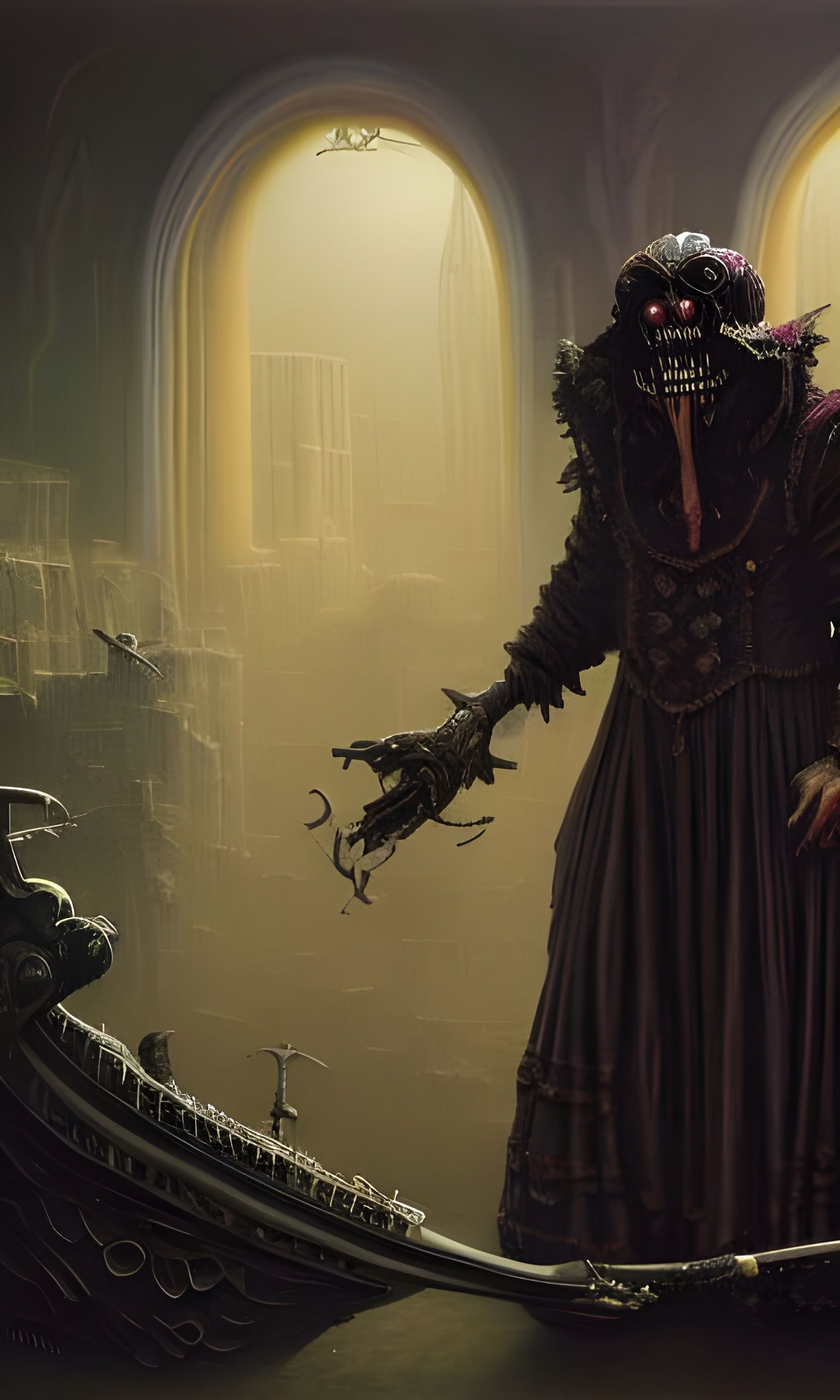 Espectro in his lair