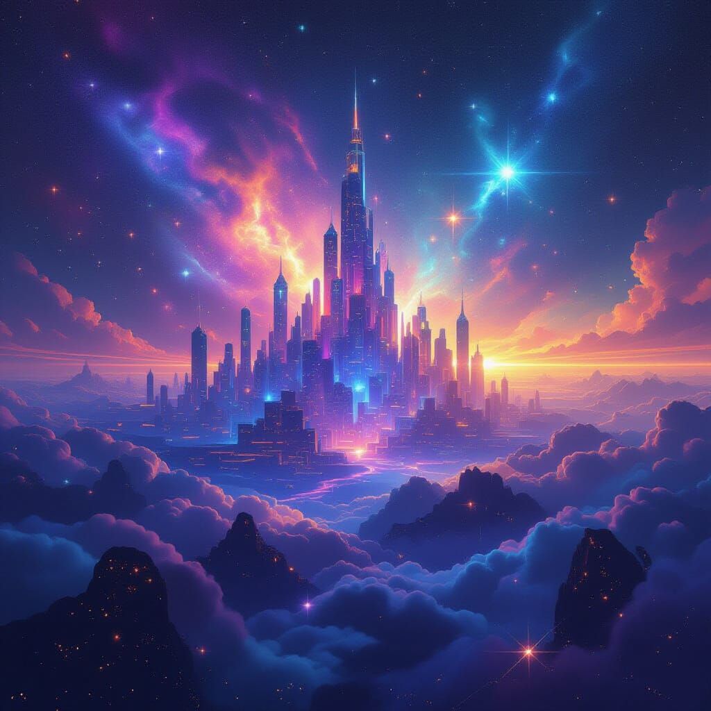 Cosmic Metropolis of Shifting Shapes Among Stars