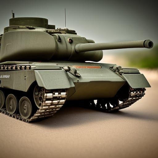 Tank in Sharp Focus, Professional Photography