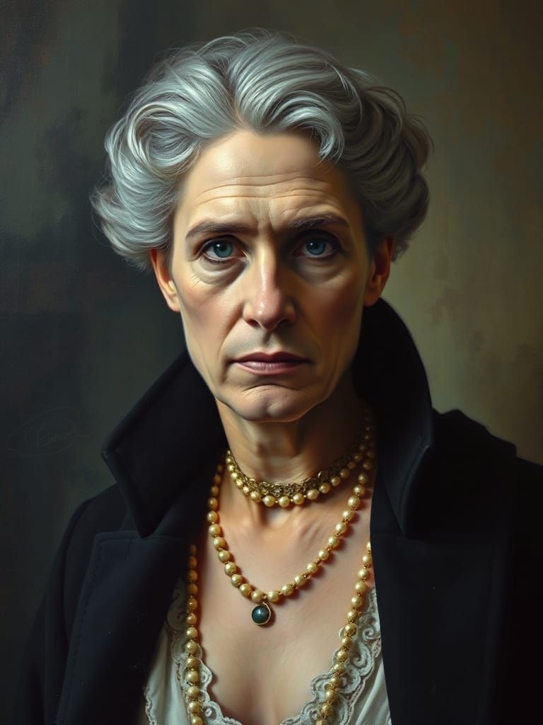 Mysterious Philosopher Contemplates Mortality in Elegance