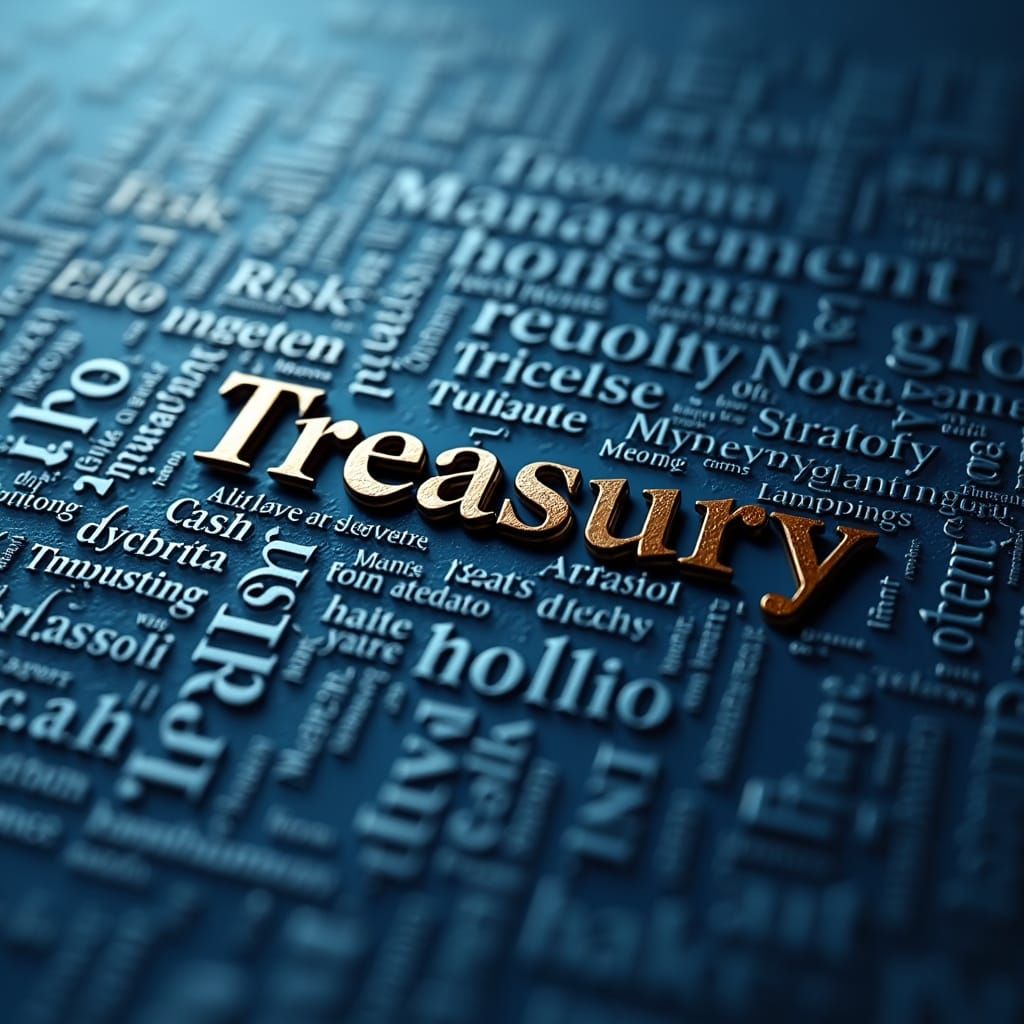 Treasury: Risk and Investment Management in Metallic Font
