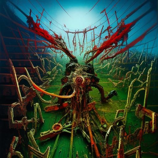 Resurrected Viral Wreckage: A Pop Art Horror