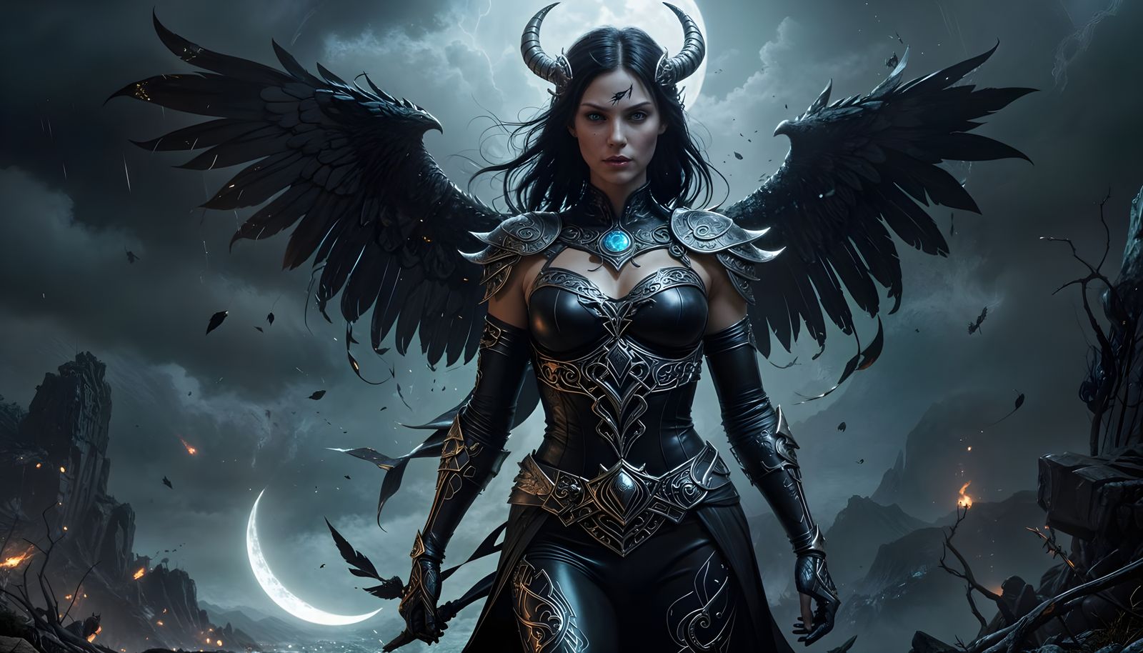 Epic Fantasy Goddesses Cast Chaos Spell in Latex Armor