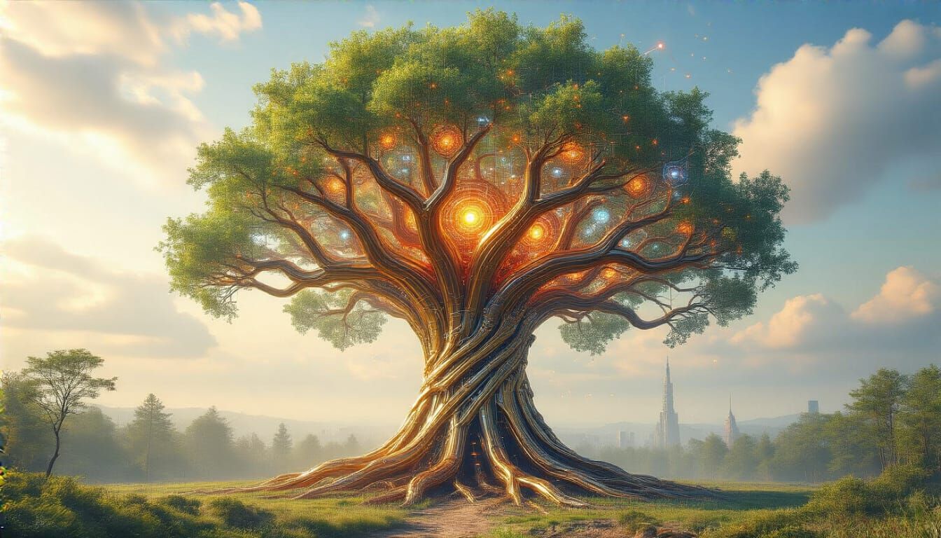 Metallic-Organic Tech Tree: Monument to Engineered Evolution