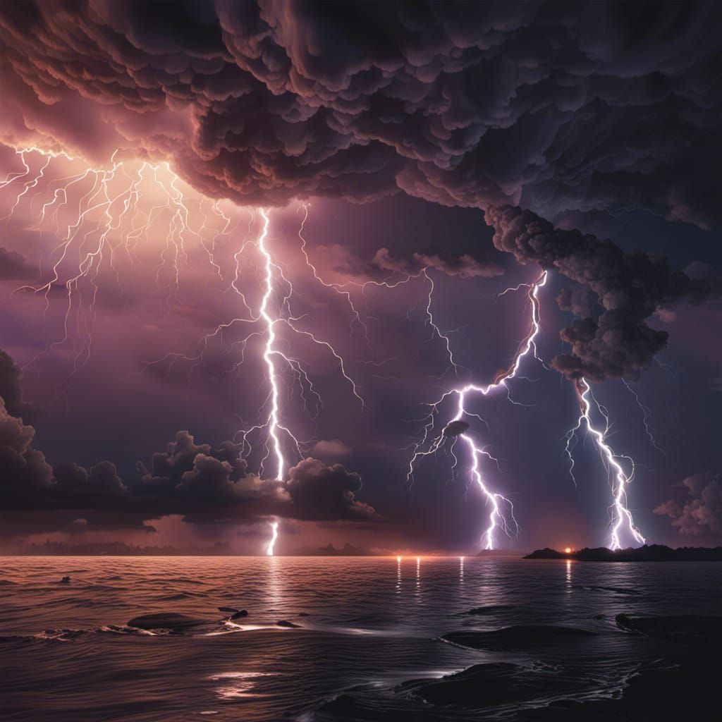 The Everlasting Storm, Lightning of Catatumbo, Lake Maracaibo, Venezuela