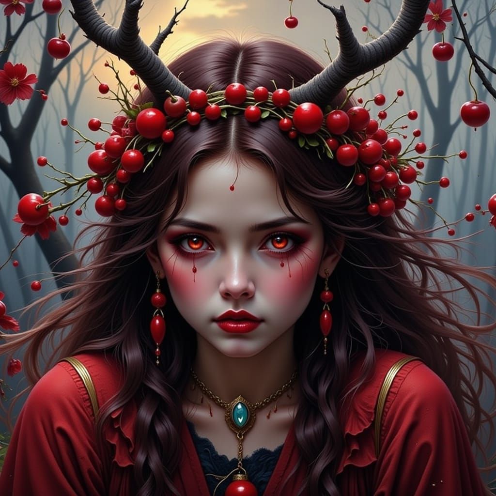 AI Generated Image with Red Flux Style