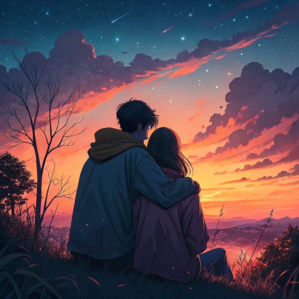 Embracing Serenity in a Kaleidoscope of Colors