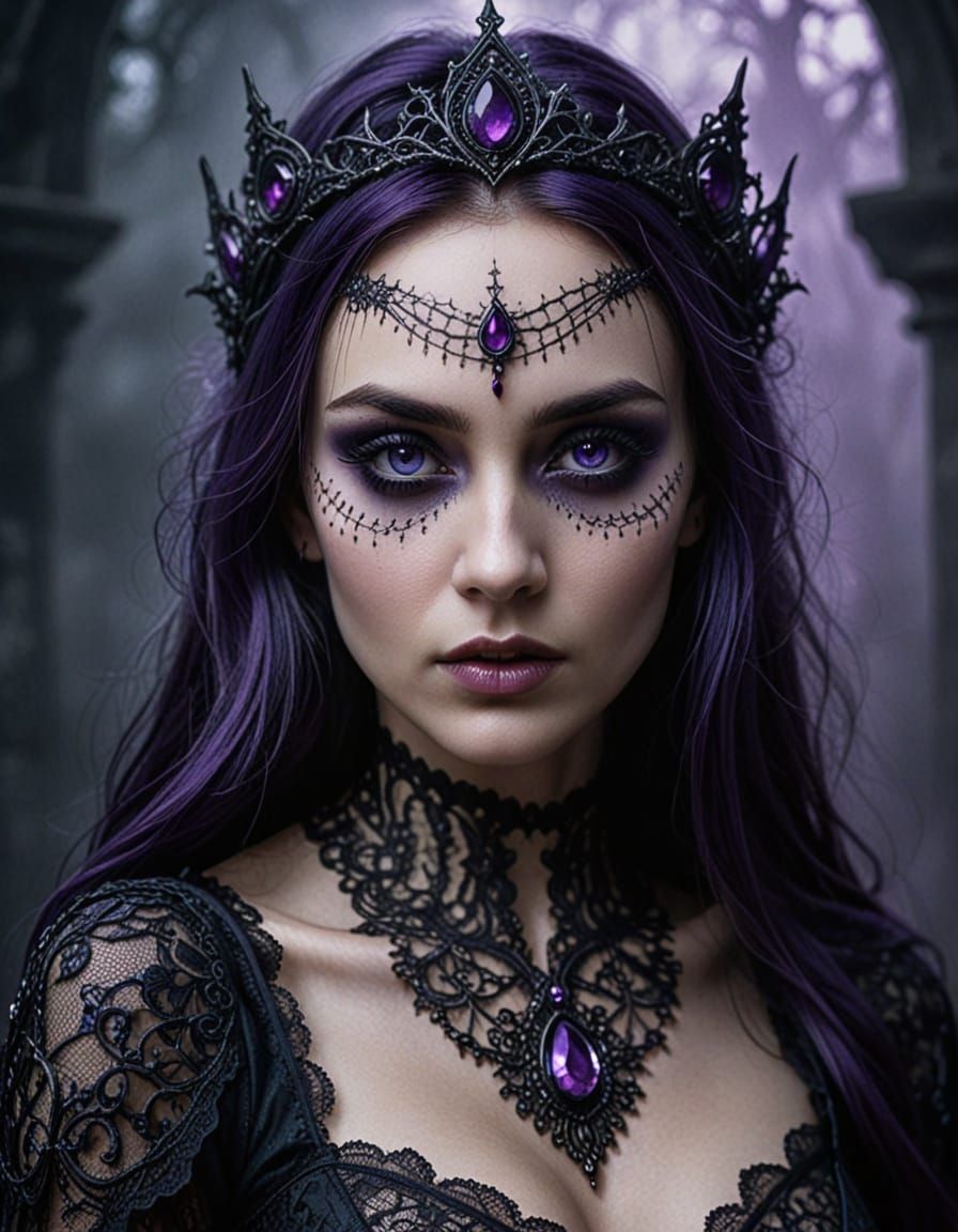 Gothic Princess of Fallen Souls Portrait