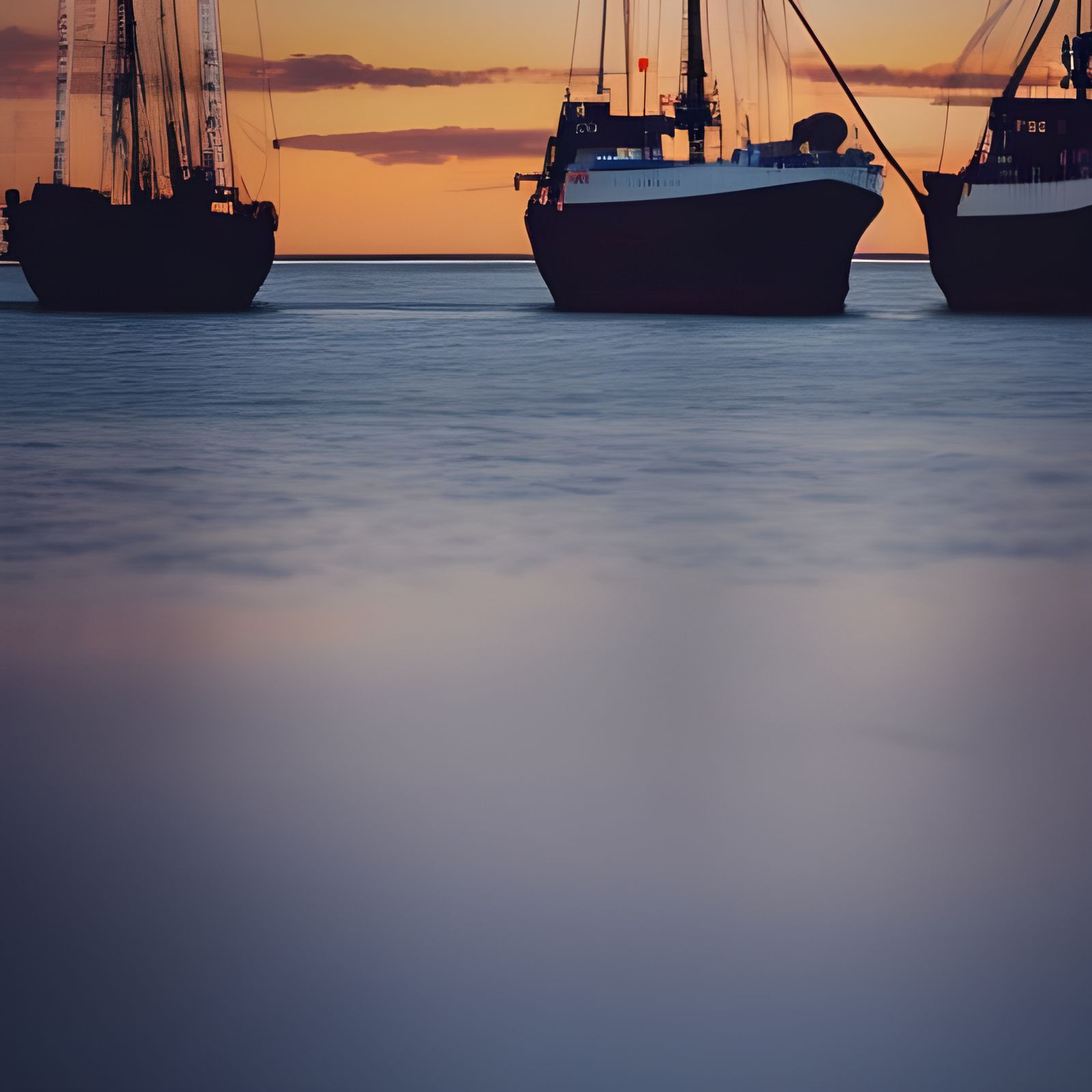 Ships at Sea: Professional Photography with Bokeh