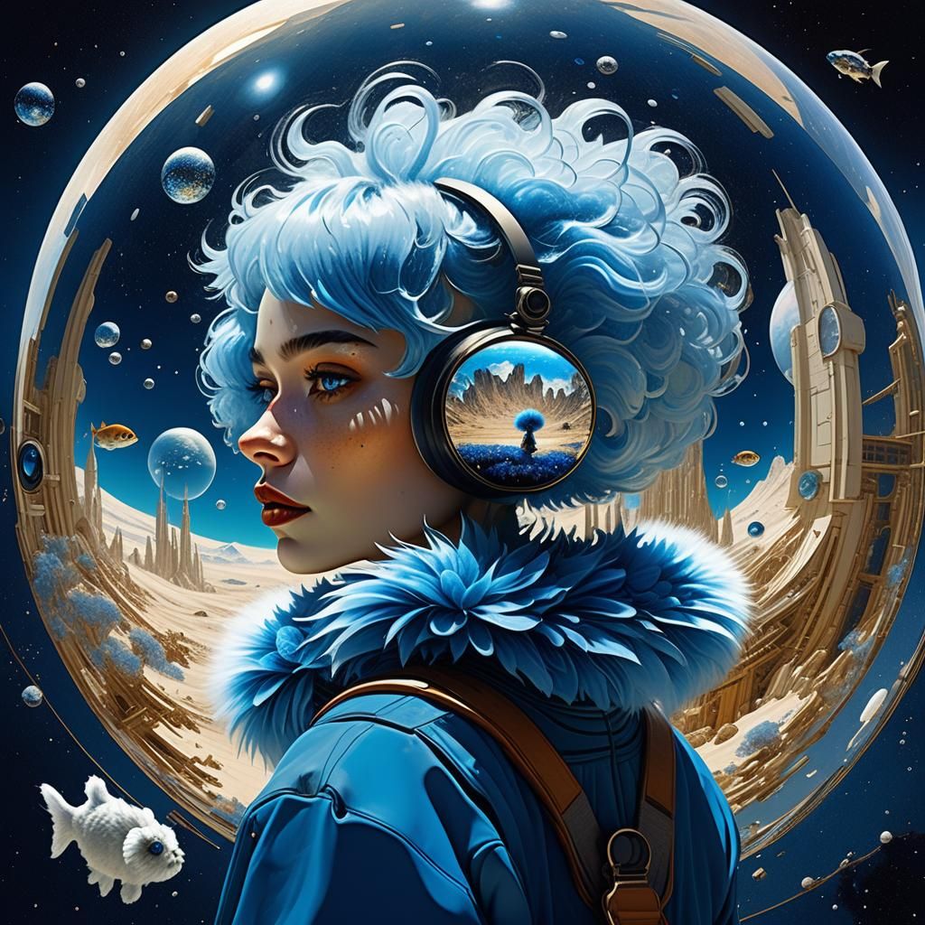 Music flows along,
In the aquarium of thoughts
Fish are swir...