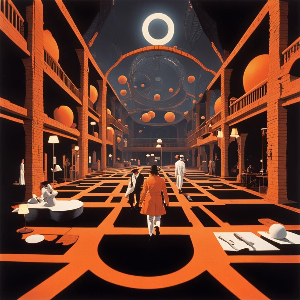 Cinematic Digital Painting: A Clockwork Orange