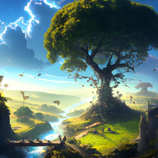 Vivre du vert des prés et du bleu des collines,
Des arbres racineux qui grimpent aux ravines,
Des ruisseaux éblouis de l...