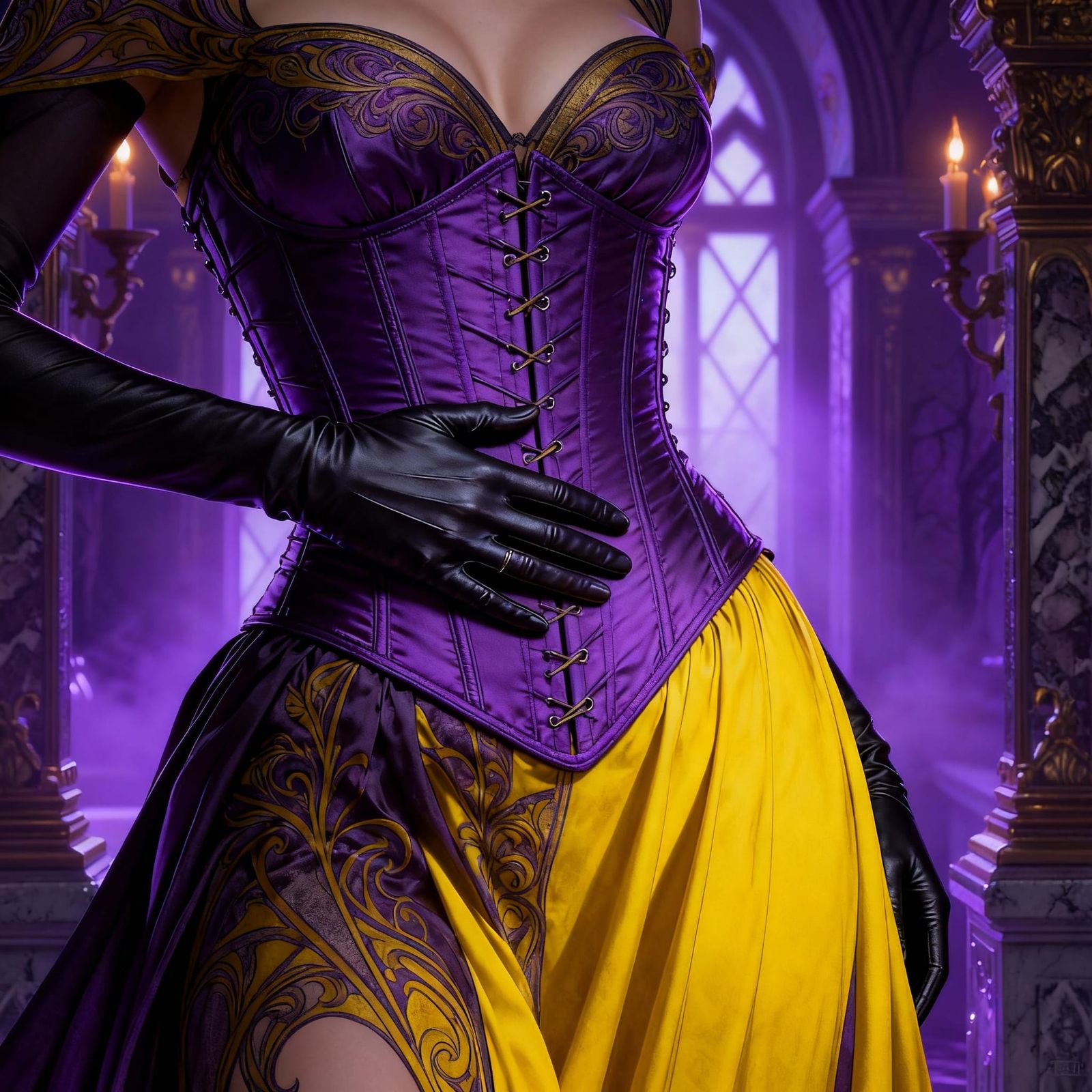 Dark Fantasy Concept Art of a Woman's Body