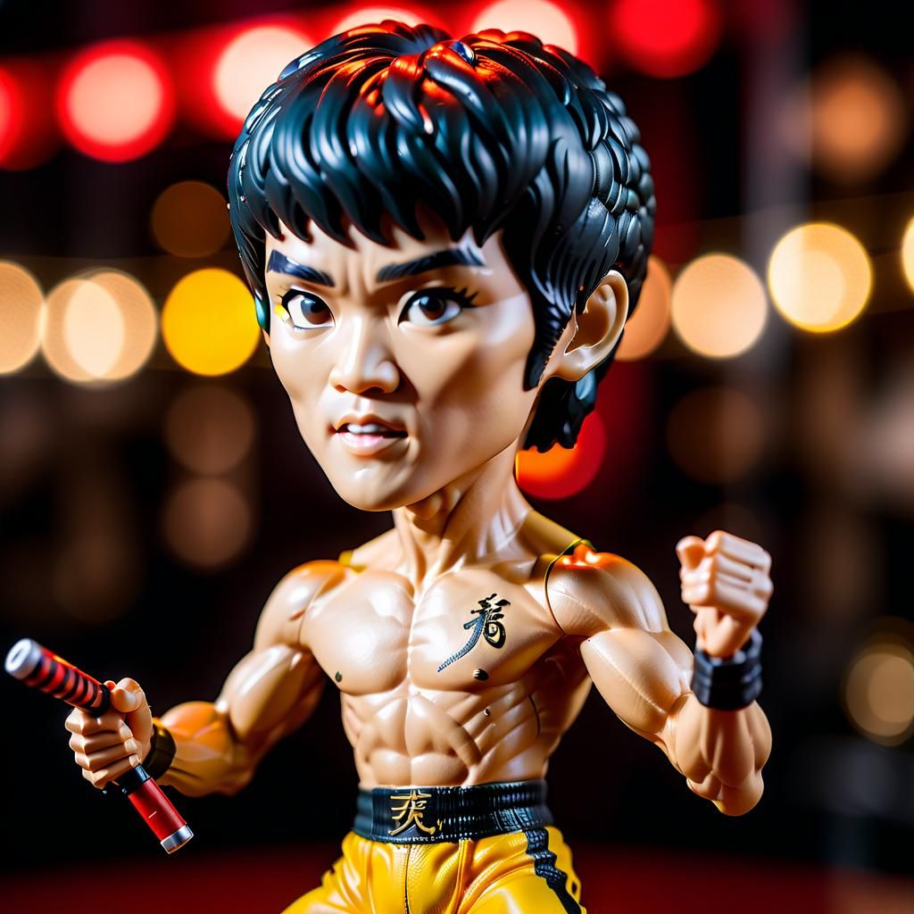 Bobblehead Bruce - Be Water, My Friend!