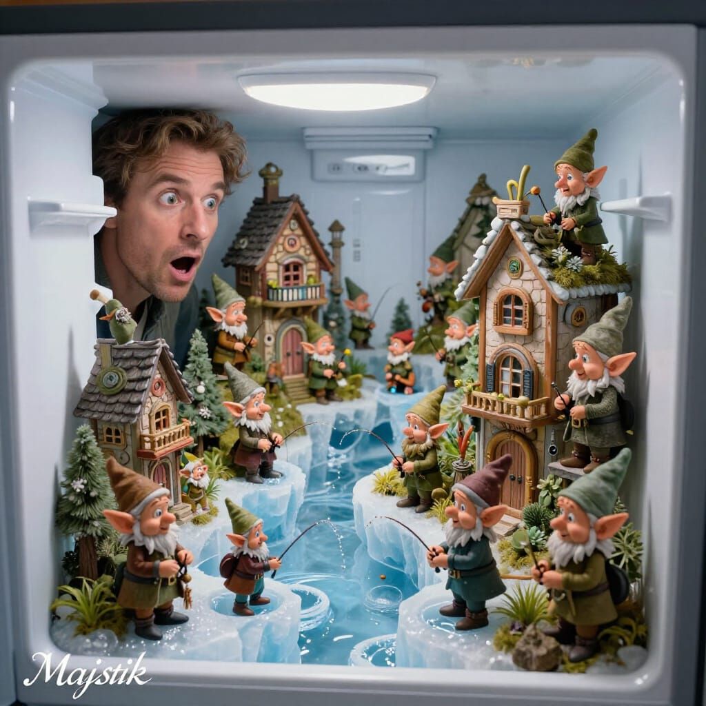 Tiny Elf Society Discovered in Freezer