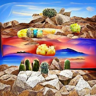 Stark Desert Sand Dunes Under Blue Sky