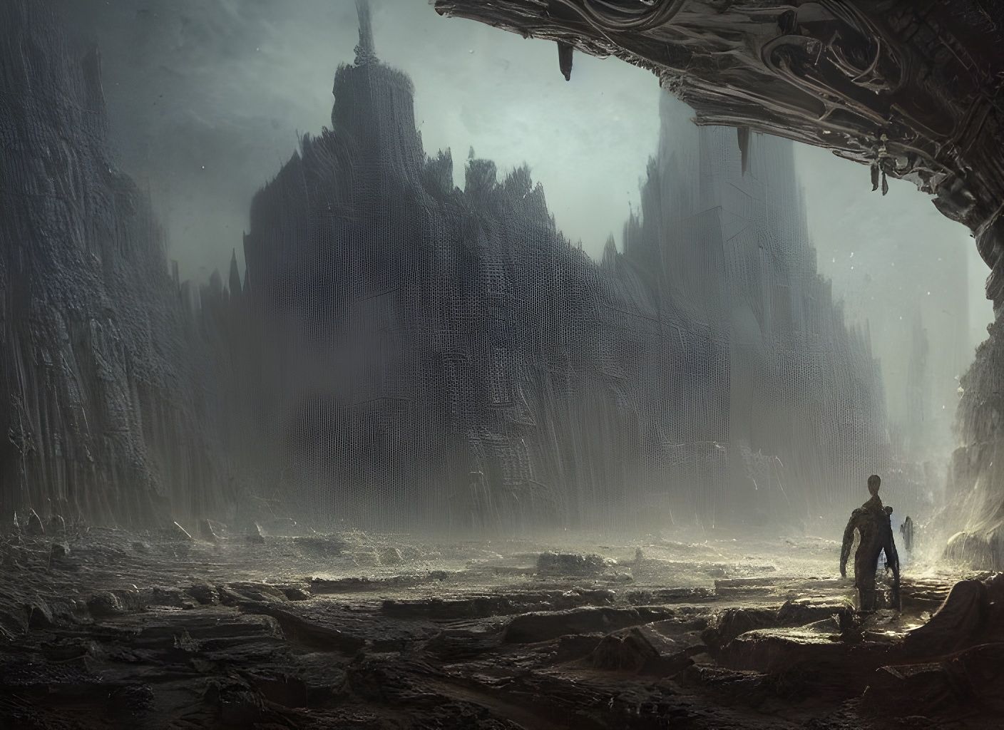 Eldritch Archeology Concept Art in Renaissance Style