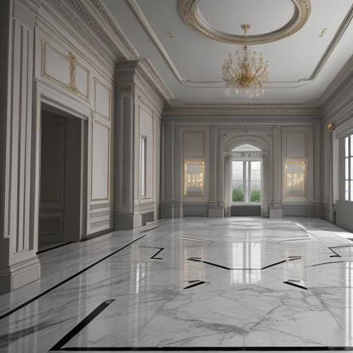 Hyperrealistic Marble House in 4K HDR