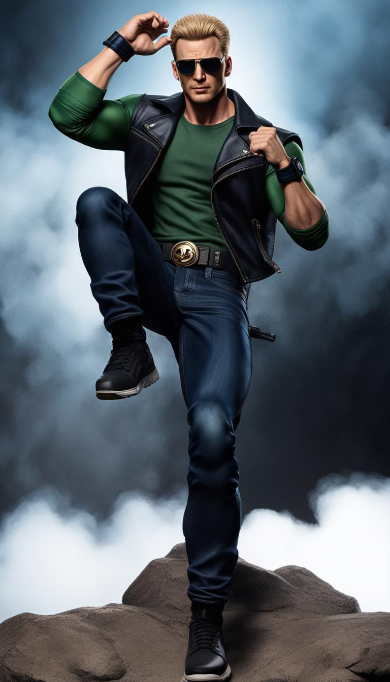 Johnny Cage Inspired Character in Hollywood Studio