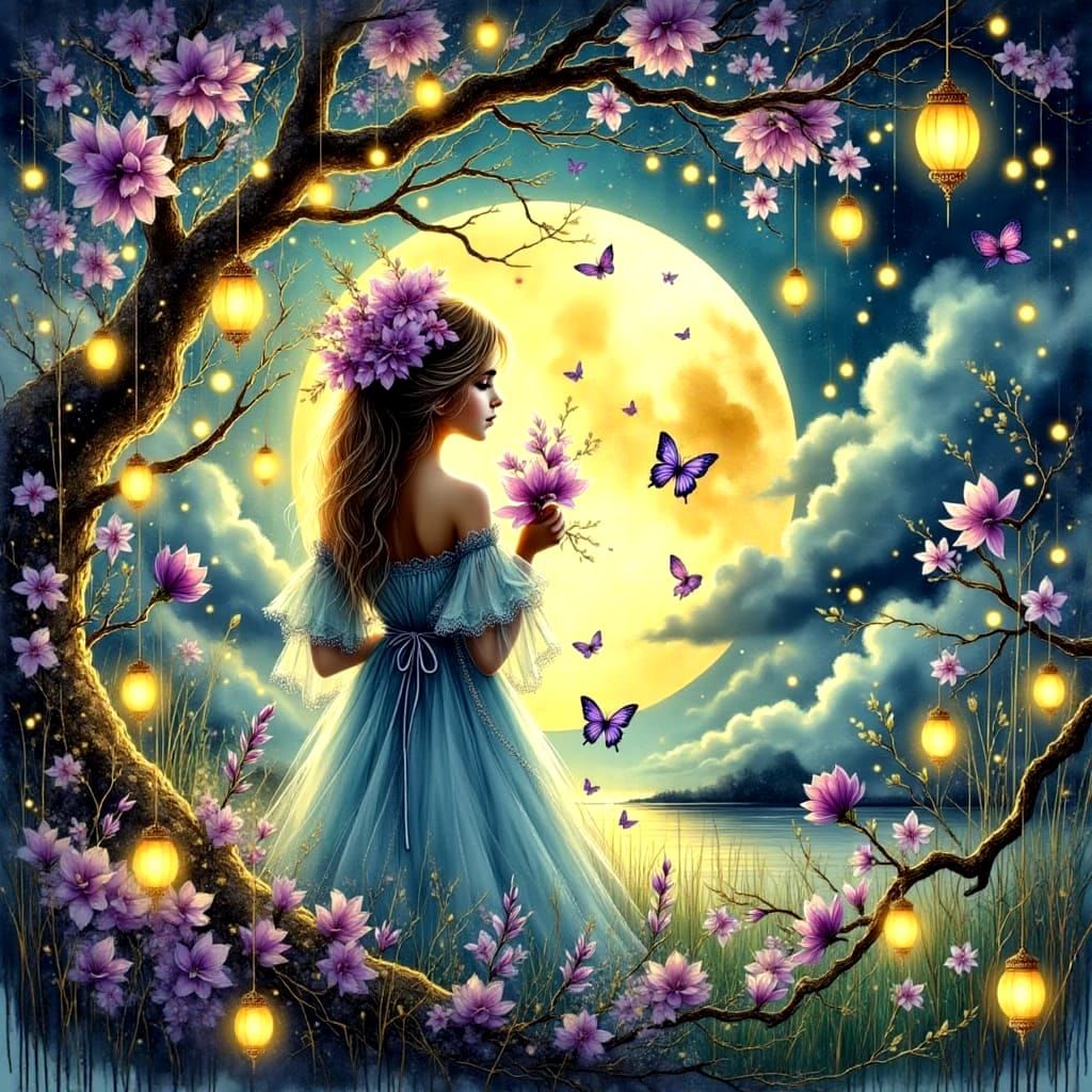 Enchanting Scene from A Midsummer Night's Dream