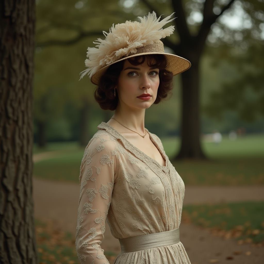 Art Deco, Lady Mary Crawley (Michelle Dockery) in a Frederic...