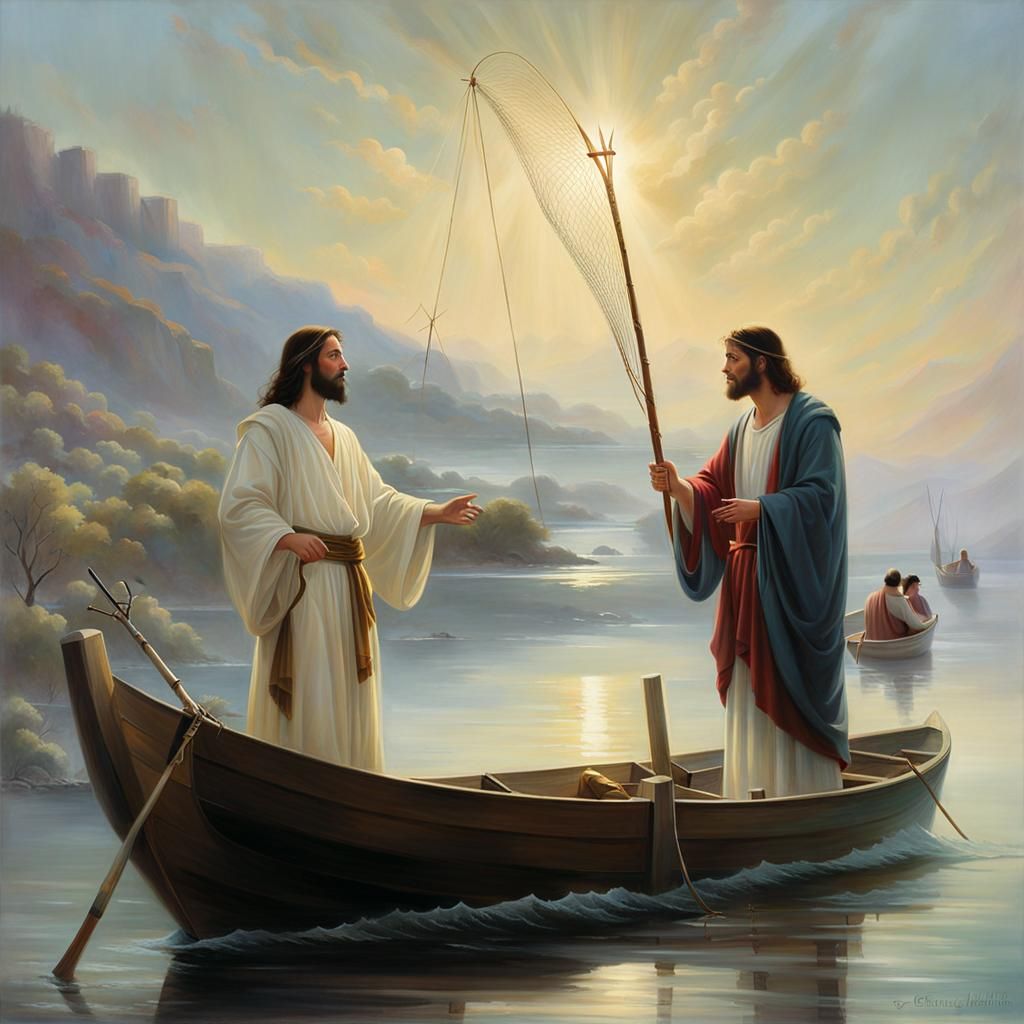 Jesus Calls Simon and Andrew to Follow Him