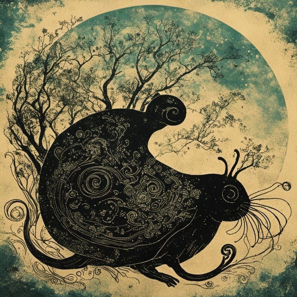 Harmonious Night Sounds: An AI Generated Image