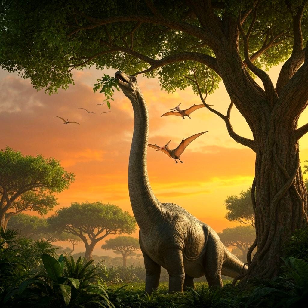 Dinner Time for Brachiosaurus