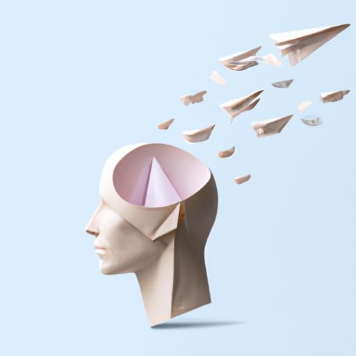 Ideas Fly Away: A Paper Collage