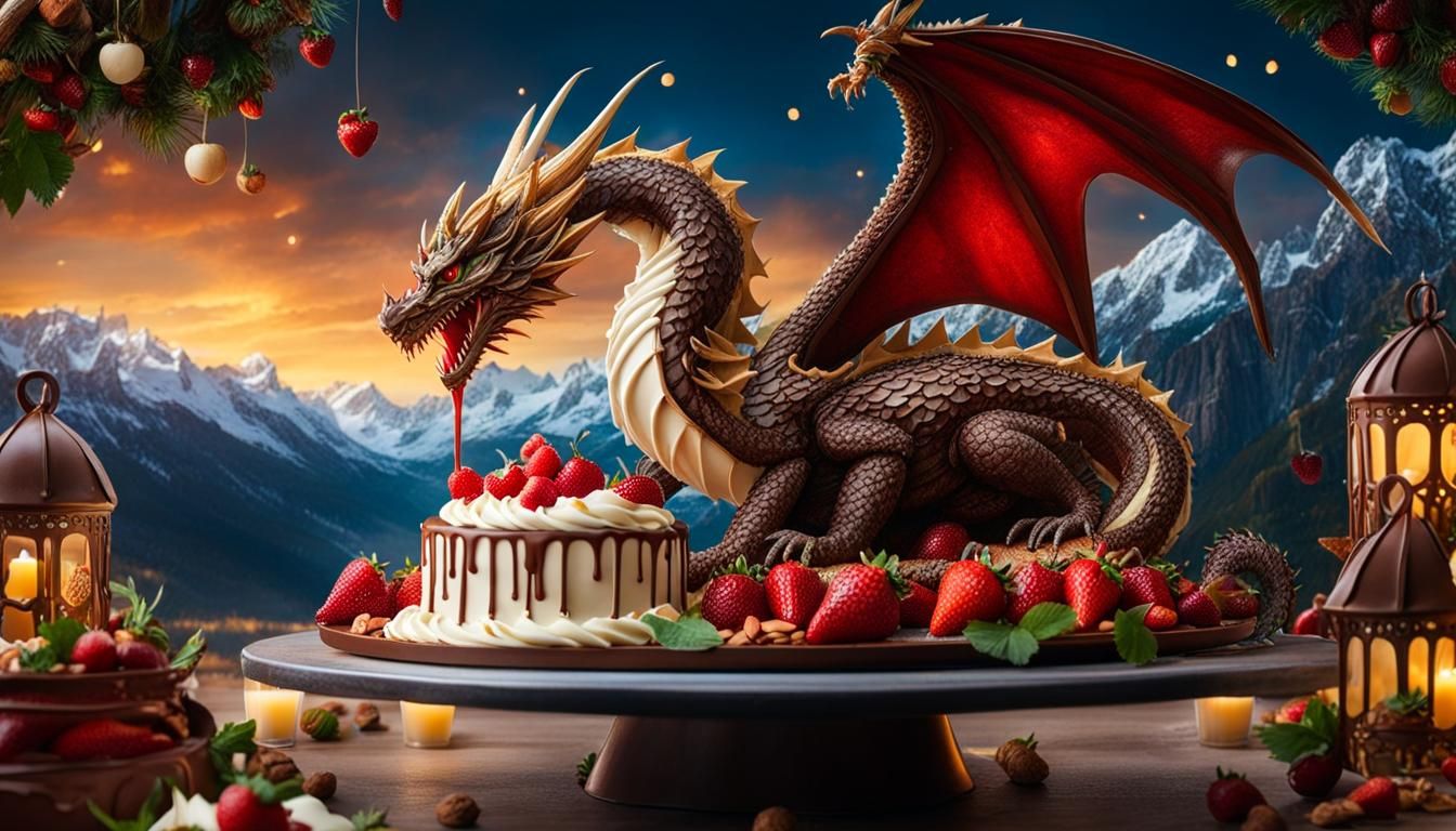 Dragon cake