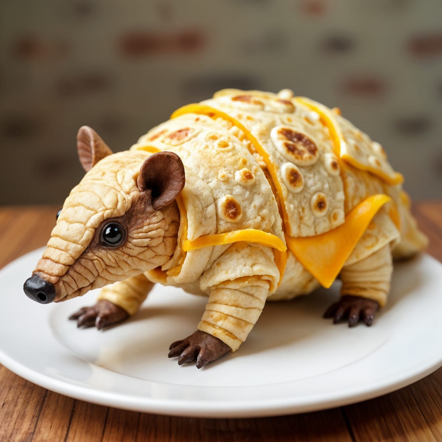 Tortilla Armadillo: A Cheesy Creation