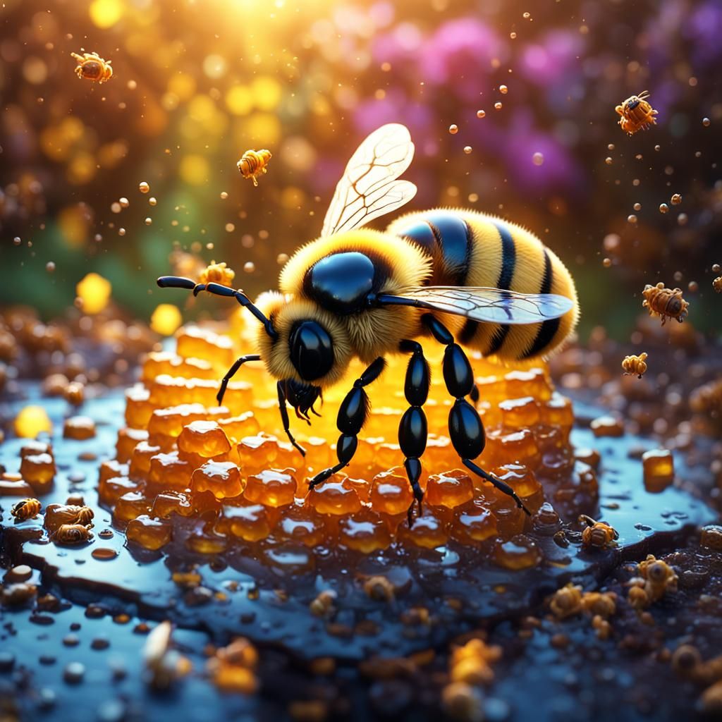 A beautiful image of prism photography with macro photograph...