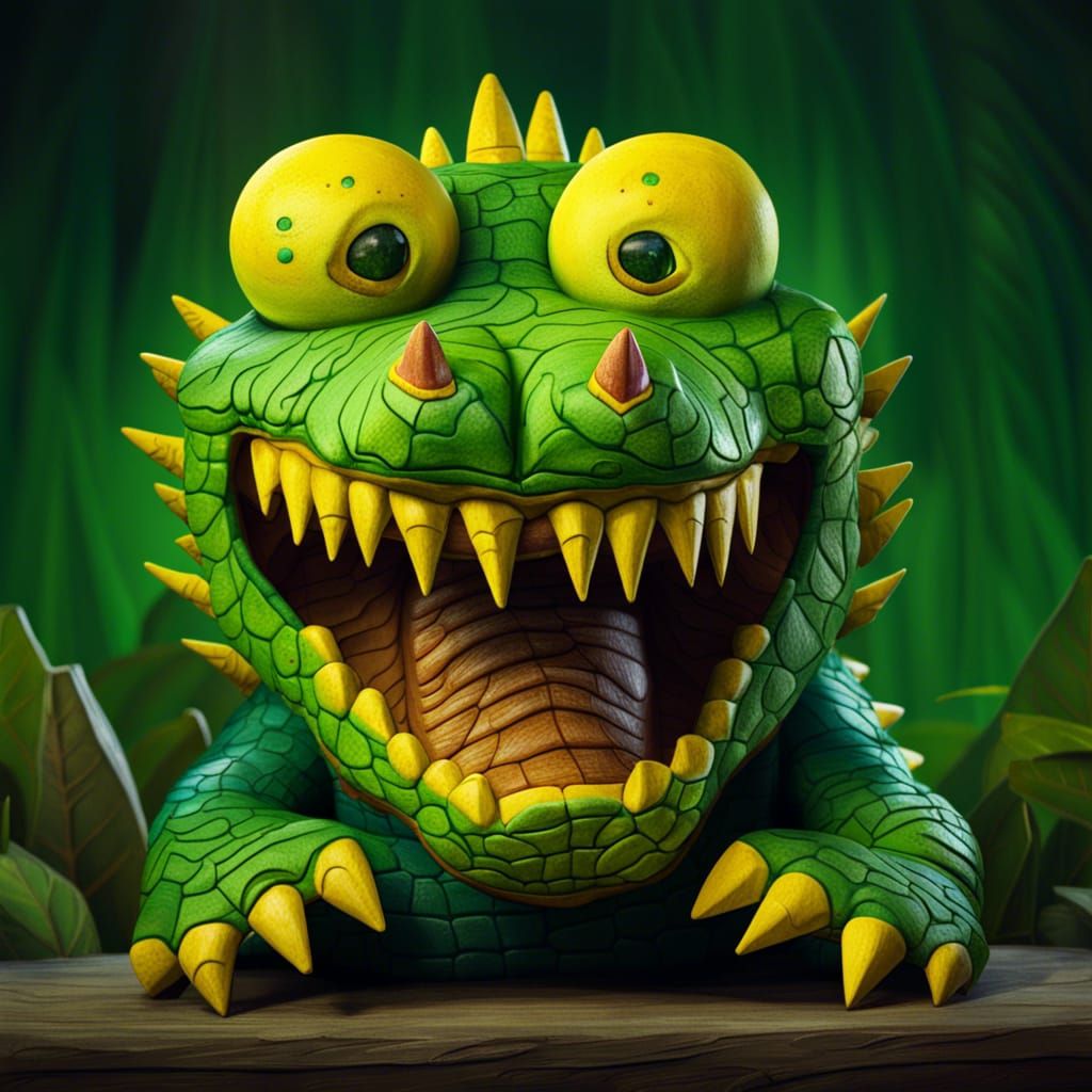 Christophe the friendly hand puppet Crock 🐊