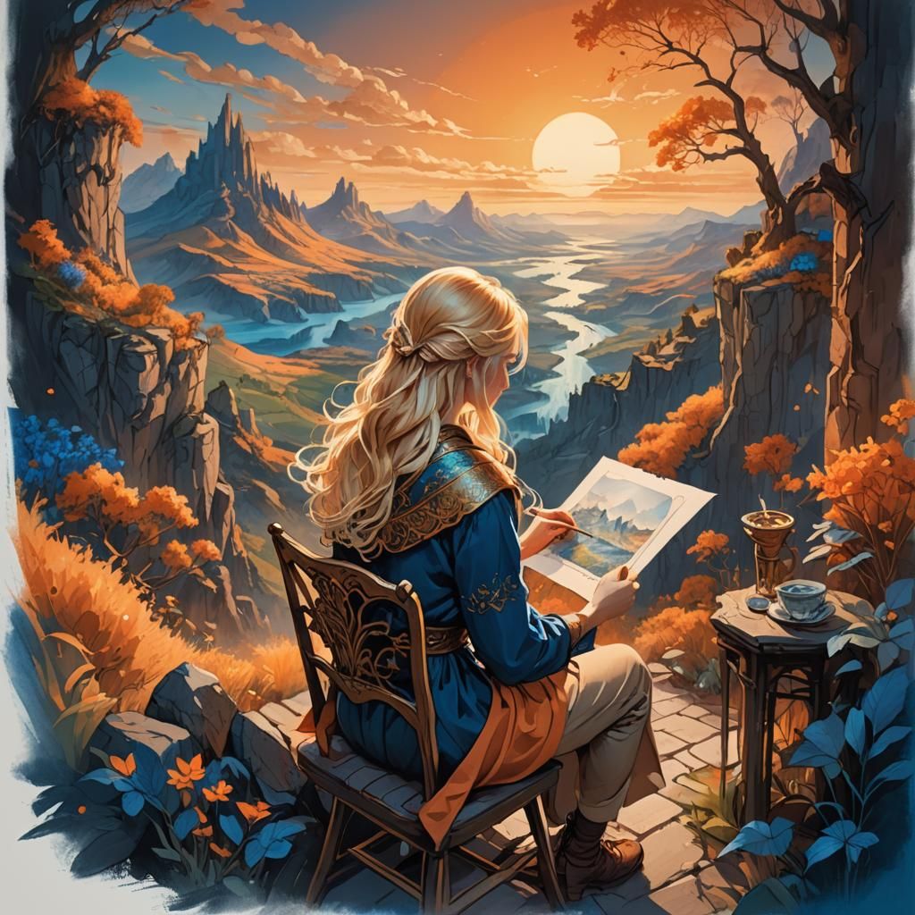 Fantasy Artist Captures Vivid World in Intricate Detail