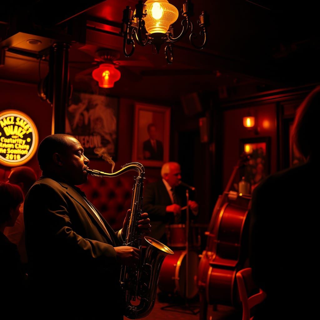 New Orleans Jazz Club: A Soulful Saxophone Solo