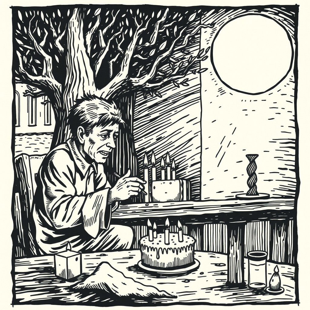 AI Generated Woodcut Design