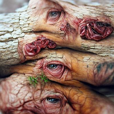 AI Generated Image of Trees