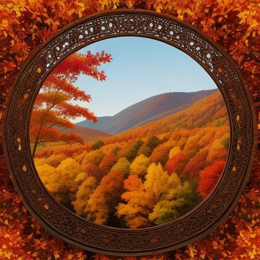 Autumn Splendor: Intricate Details in Vivid Color