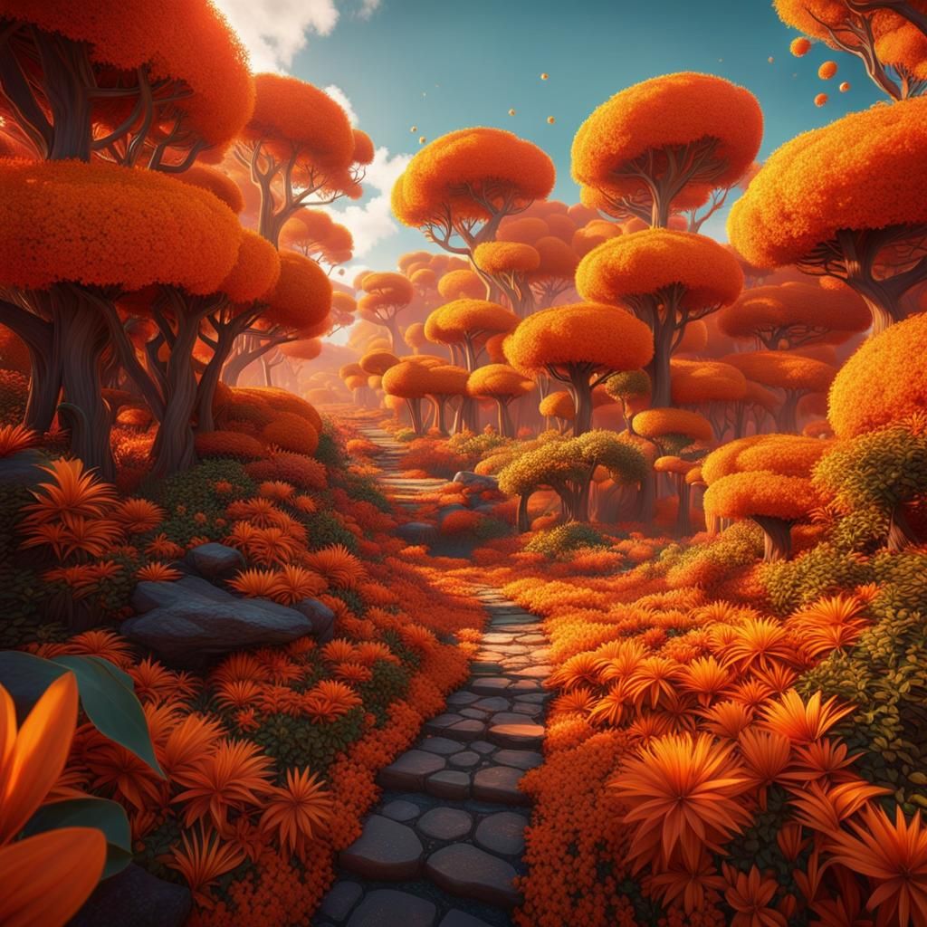 World of Orange - Walk in the World of Orange