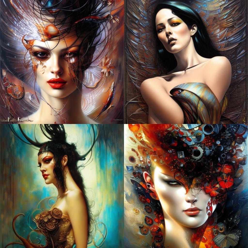 Character in Style of Karol Bak