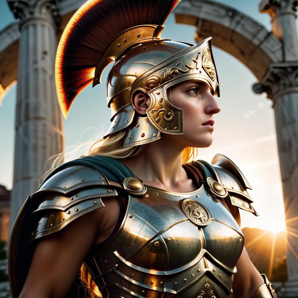 Roman Centurion Heroic Stance 🏛️💫❤️