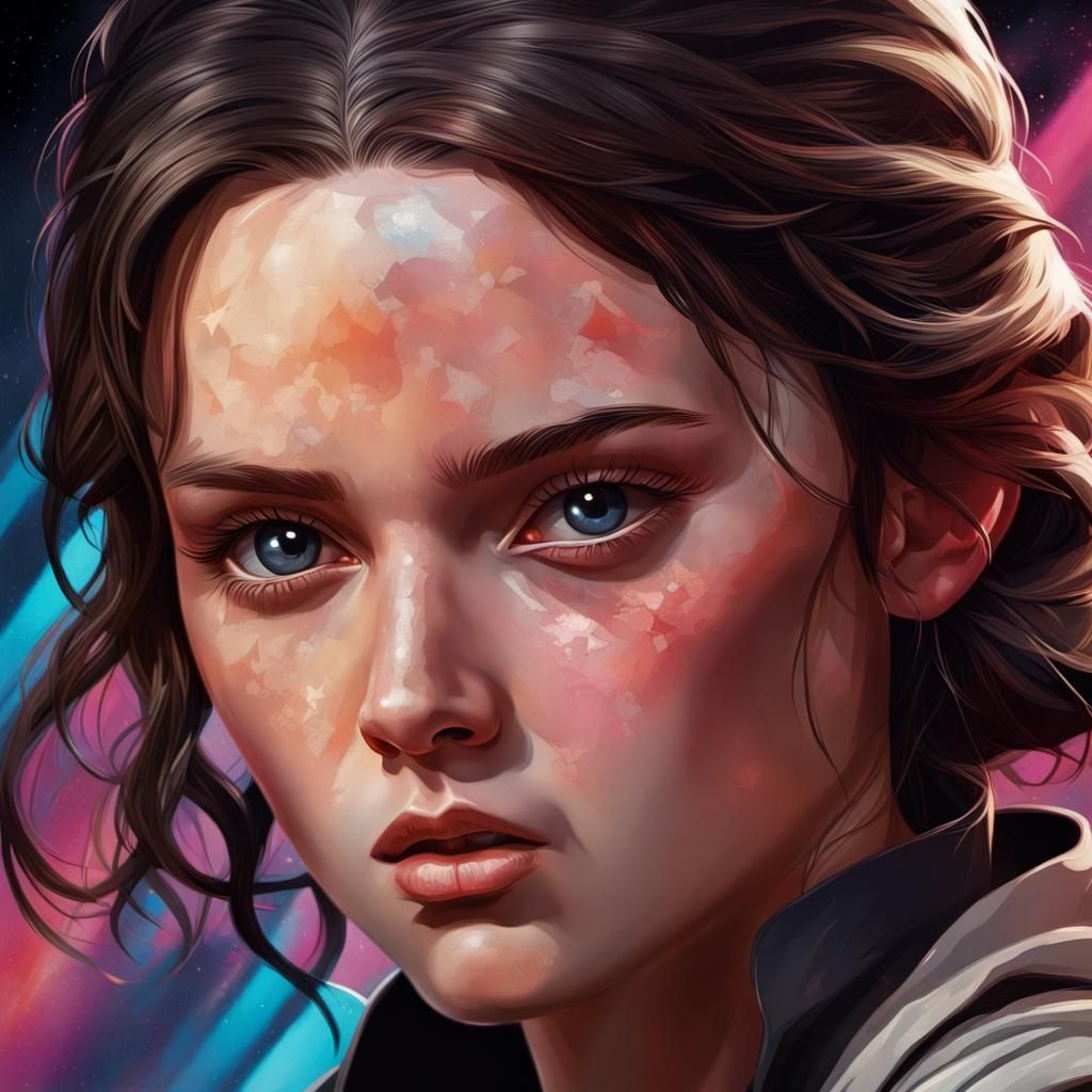 Hyperrealistic Star Wars Concept Art with Dramatic Lighting