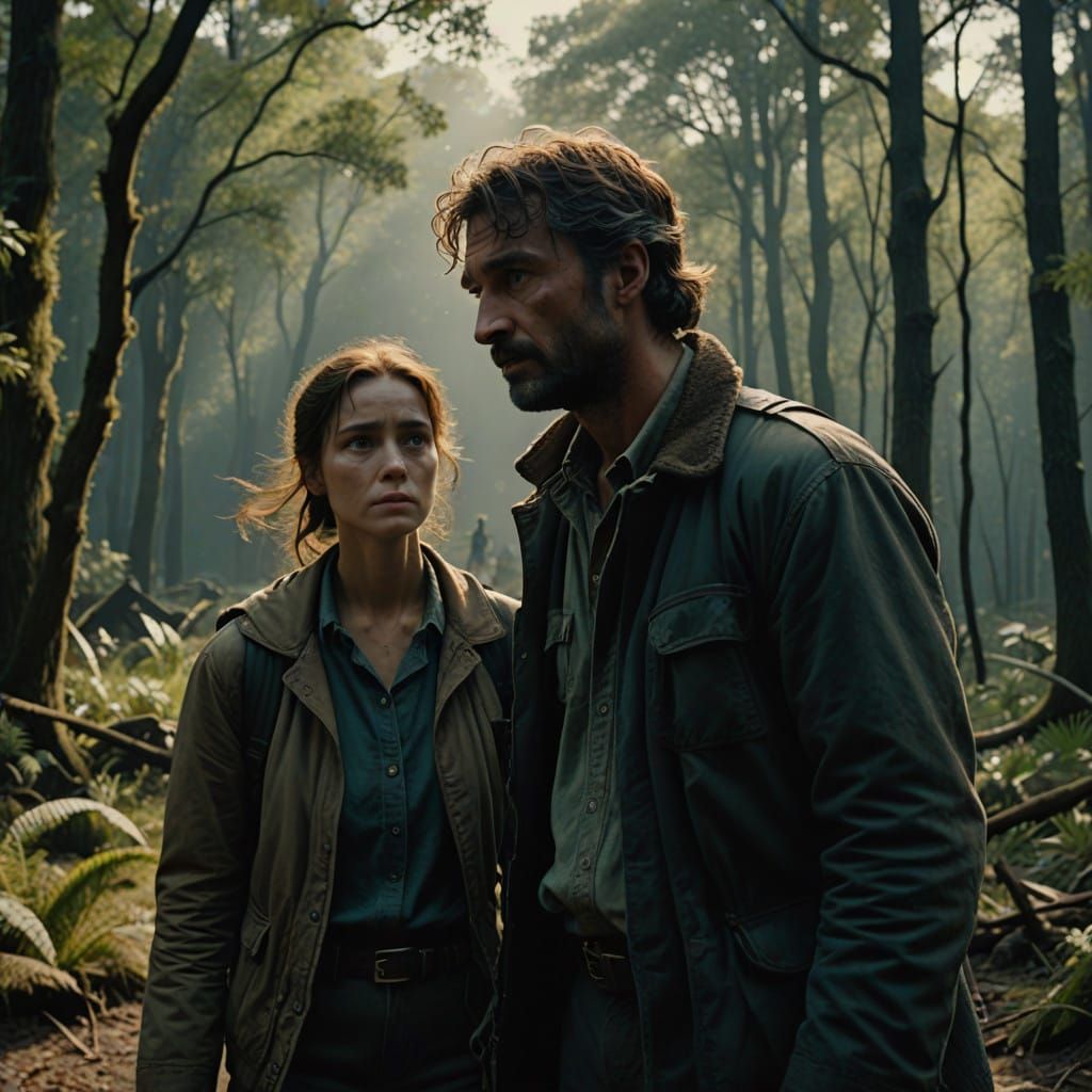 A Father's Rescue in a Glimmering, Golden Light