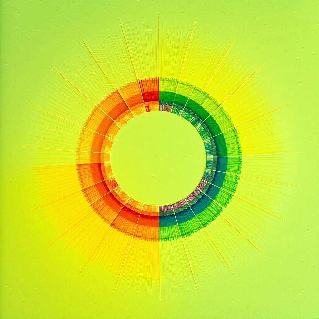 Vibrant Rainbow Swirl