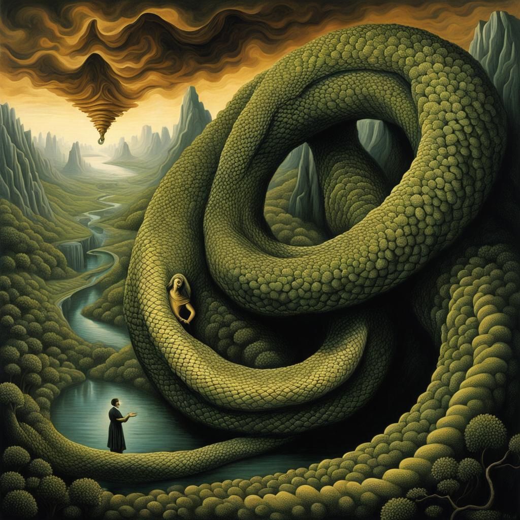 Jealousy as Self-Devouring Serpent: Surrealist Art
