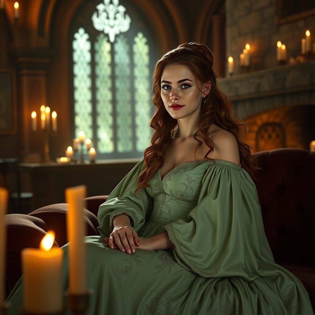 Medieval Courtship in Warm Candlelight