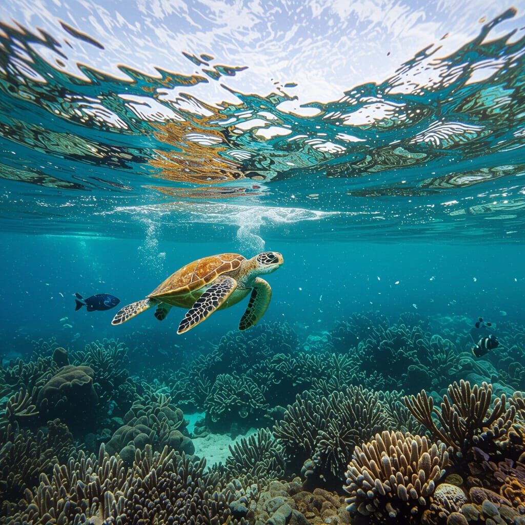 Underwater Scene Generated by AI