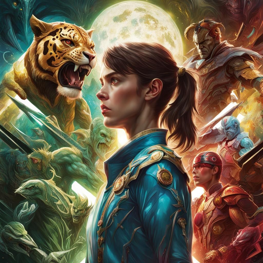 Power Rangers Morphin Time Digital Illustration