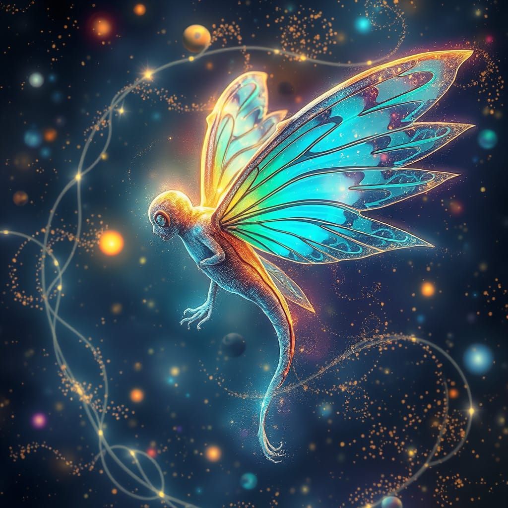 Celestial Being in Cosmic Bliss