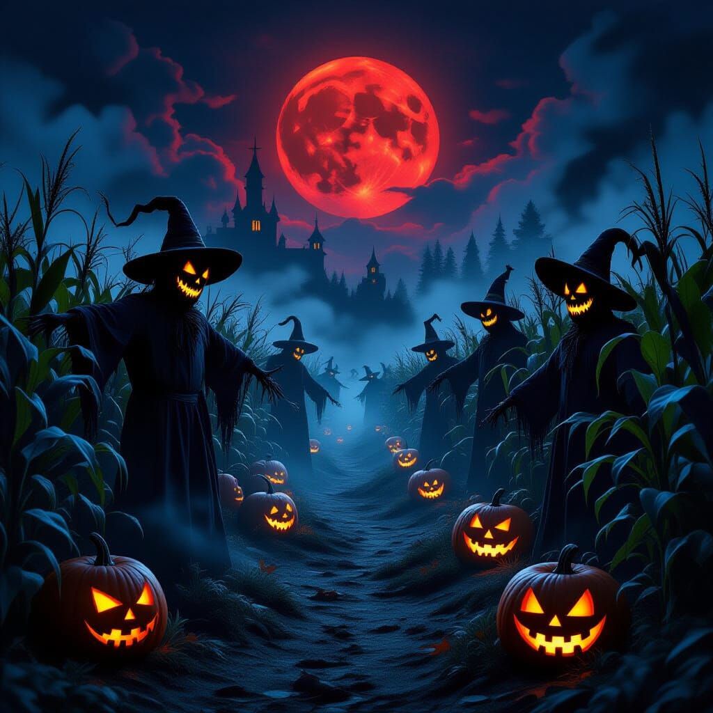 Nightmare Harvest Festival: Haunted Maze & Spooky Pumpkins